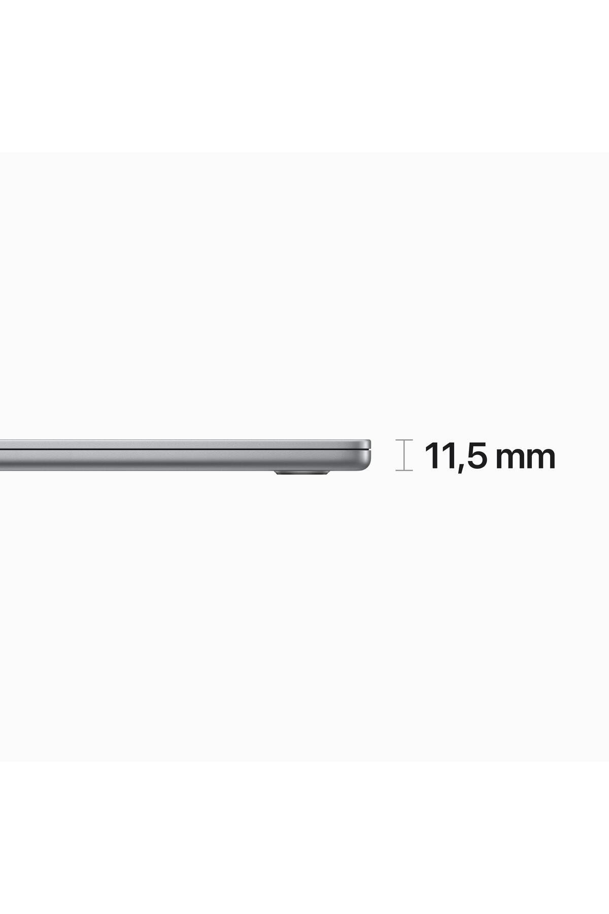 15-inch MacBook Air: Apple M2 chip with 8-core CPU and 10-core GPU, 256GB - Space Grey - 3