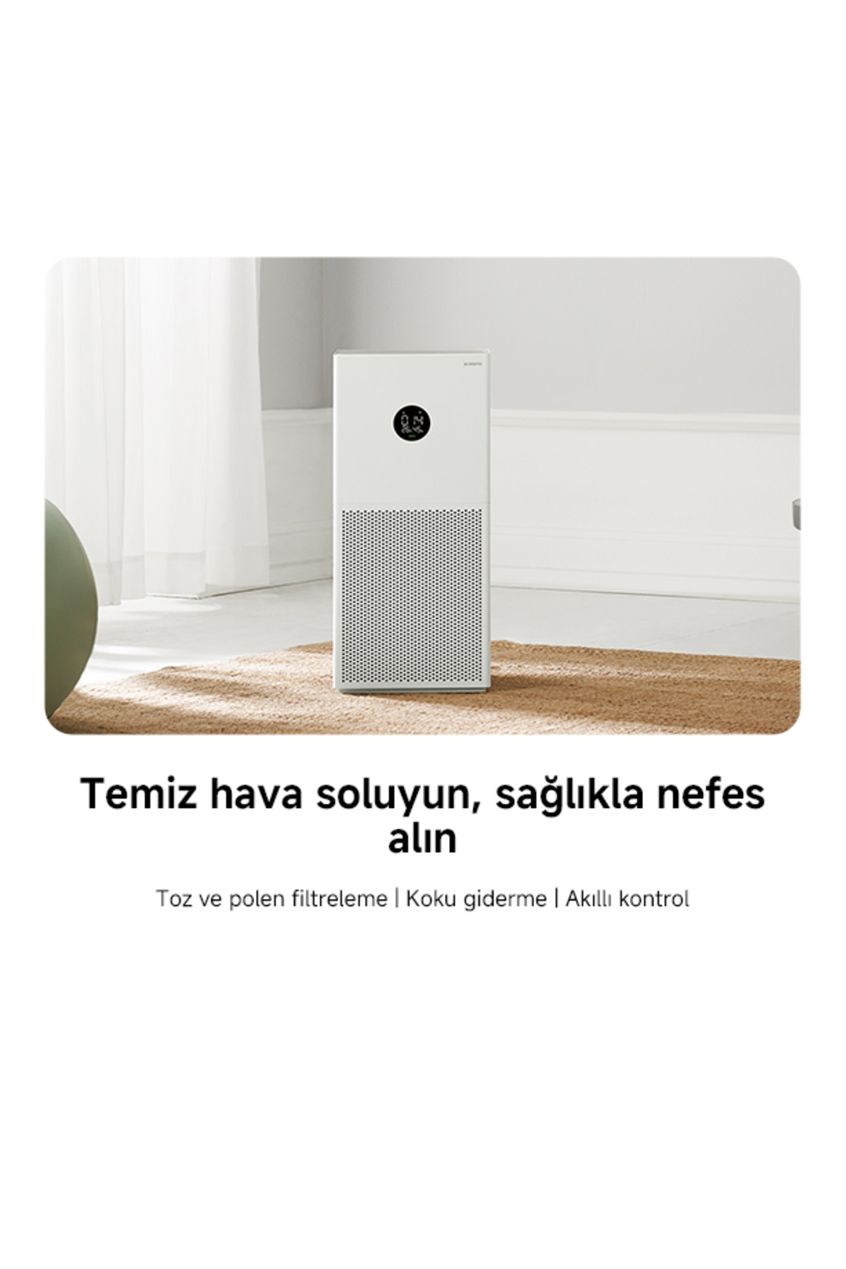 Air Purifier 4 Lite Akıllı Hava Temizleyici Beyaz (Xiaomi Türkiye Garantili) - 2