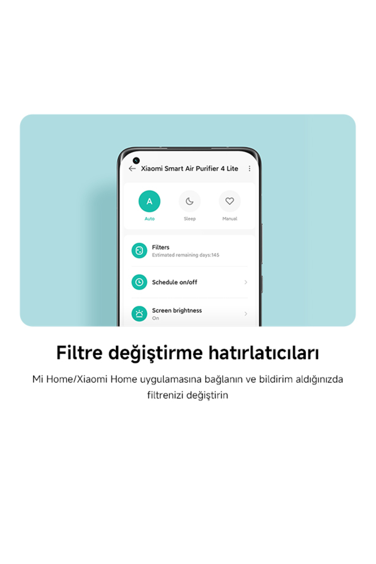 Air Purifier 4 Lite Akıllı Hava Temizleyici Beyaz (Xiaomi Türkiye Garantili) - 4