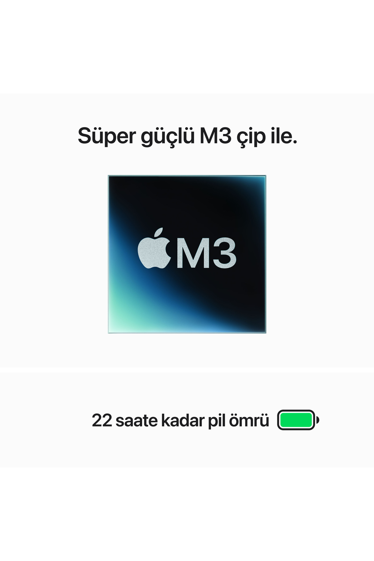 Apple Macbook Pro M3 14" Gümüş 8gb 512GB Ssd MTL73TU/A - 4