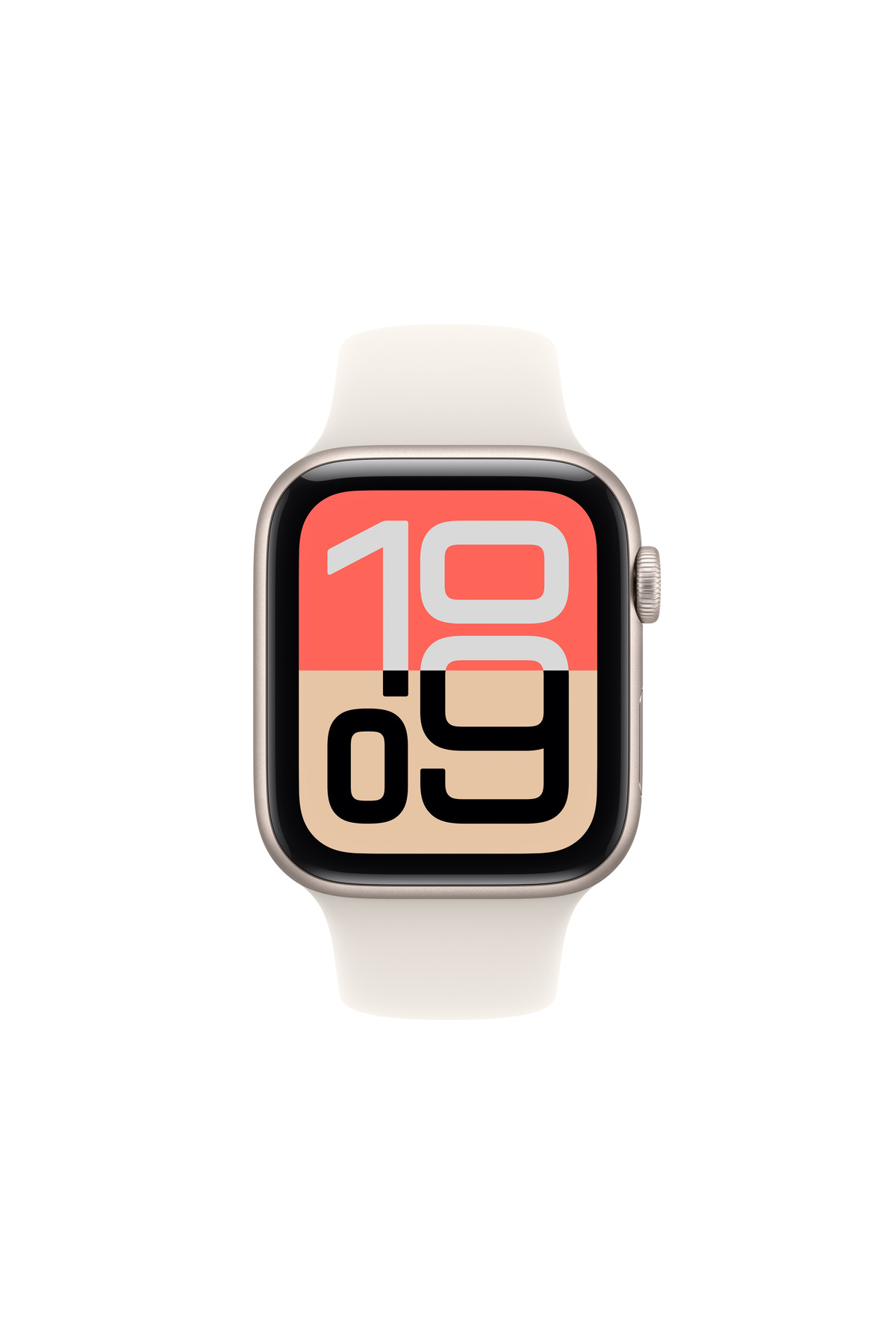 Apple Watch SE 3 GPS, 40mm Yıldız Işığı Alüminyum Kasa ve Yıldız Işığı Spor Kordon - S/M - 2