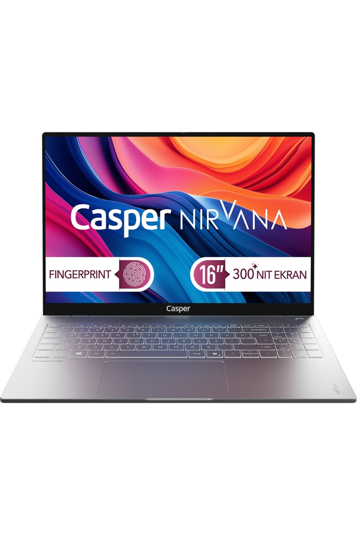 CASPER Nirvana S100 300NIT i5-13420H 32GB DDR5 1TB SSD 16" Freedos Laptop S100.1342-DF00X-G-F