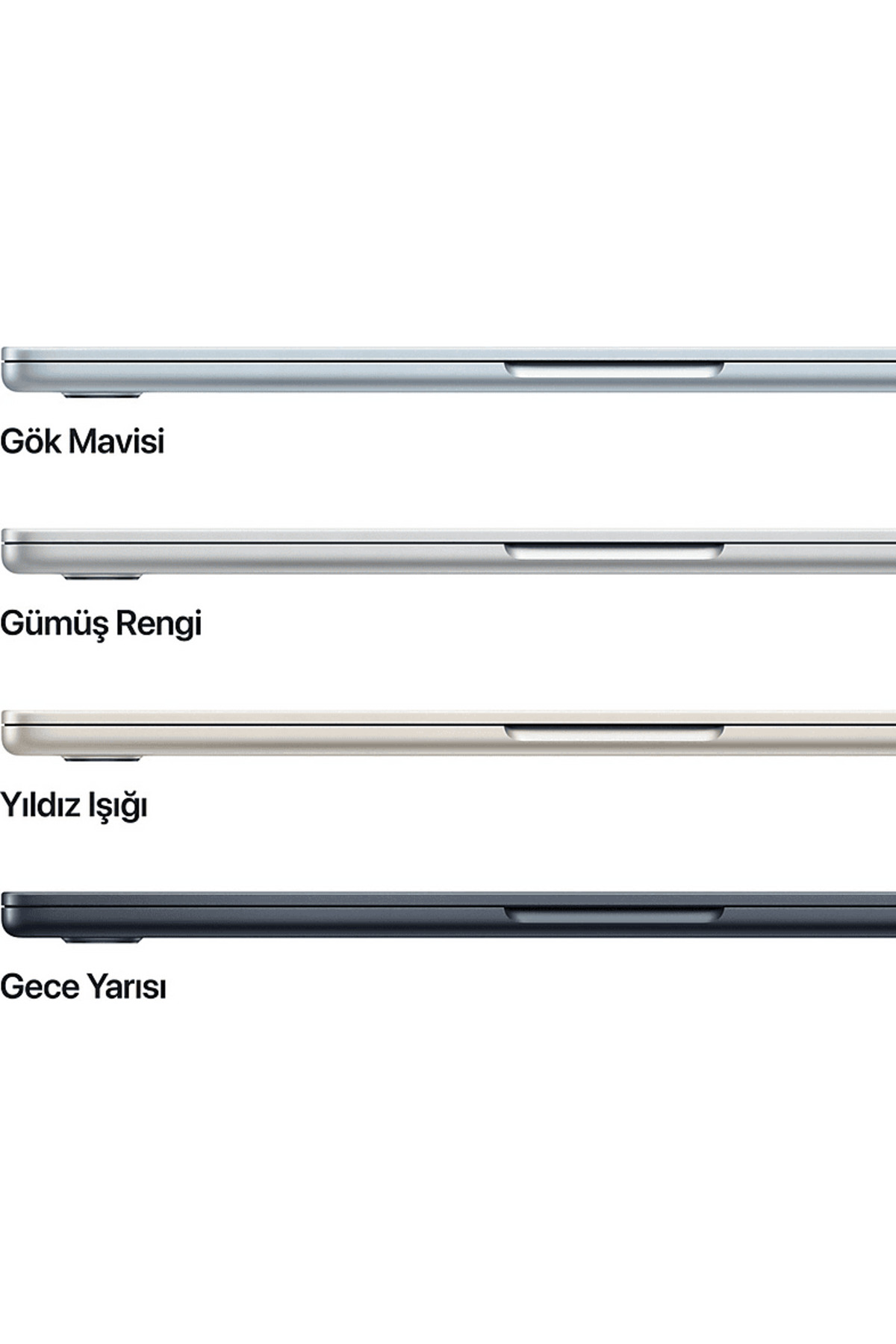 MW133TU/A/MacBook Air/Apple M4 İşlemci (10 Çekirdek CPU-10 Çekirdek GPU)/16GB RAM/512GB SSD/13 - 3