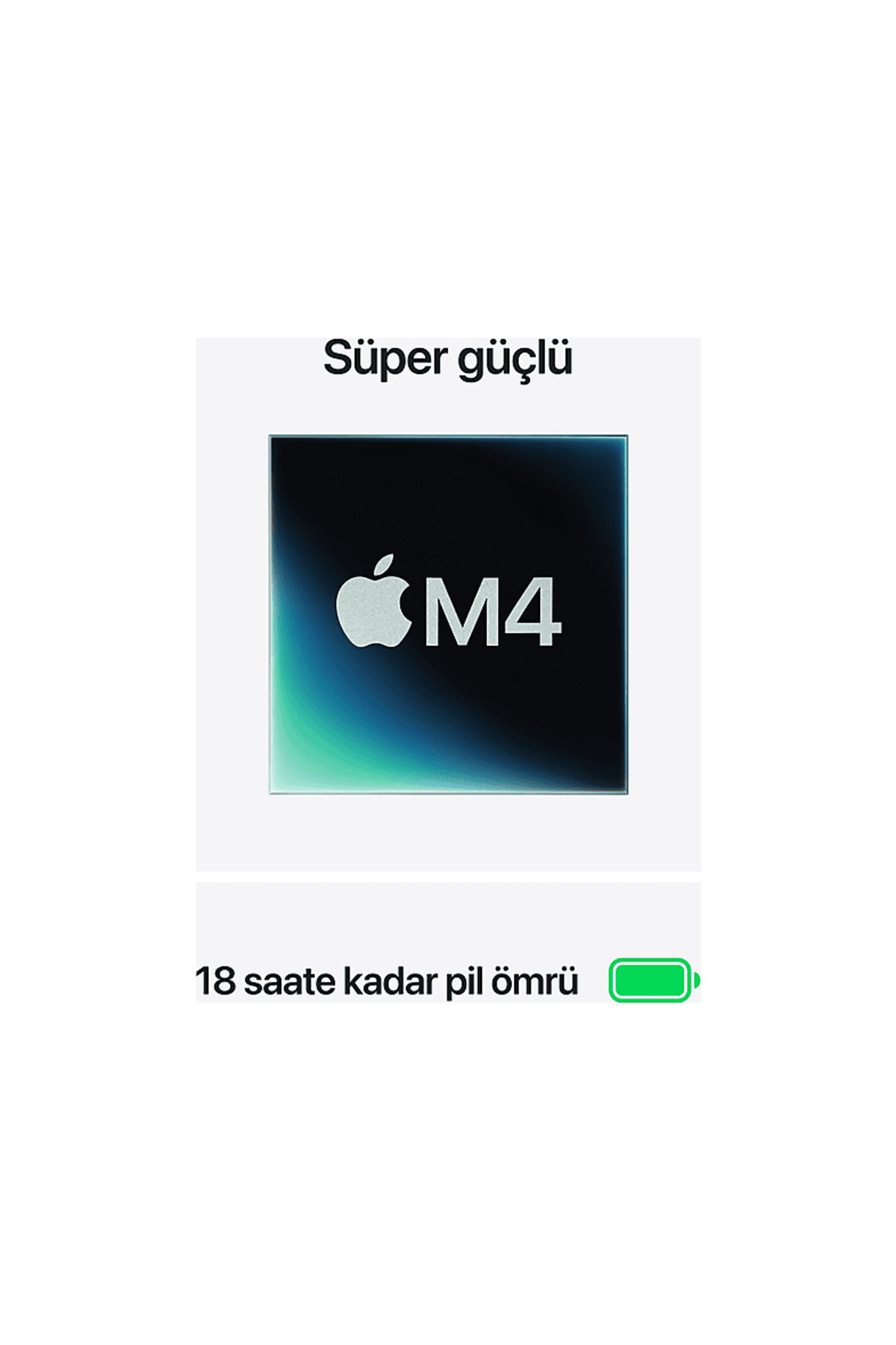 MW133TU/A/MacBook Air/Apple M4 İşlemci (10 Çekirdek CPU-10 Çekirdek GPU)/16GB RAM/512GB SSD/13 - 4