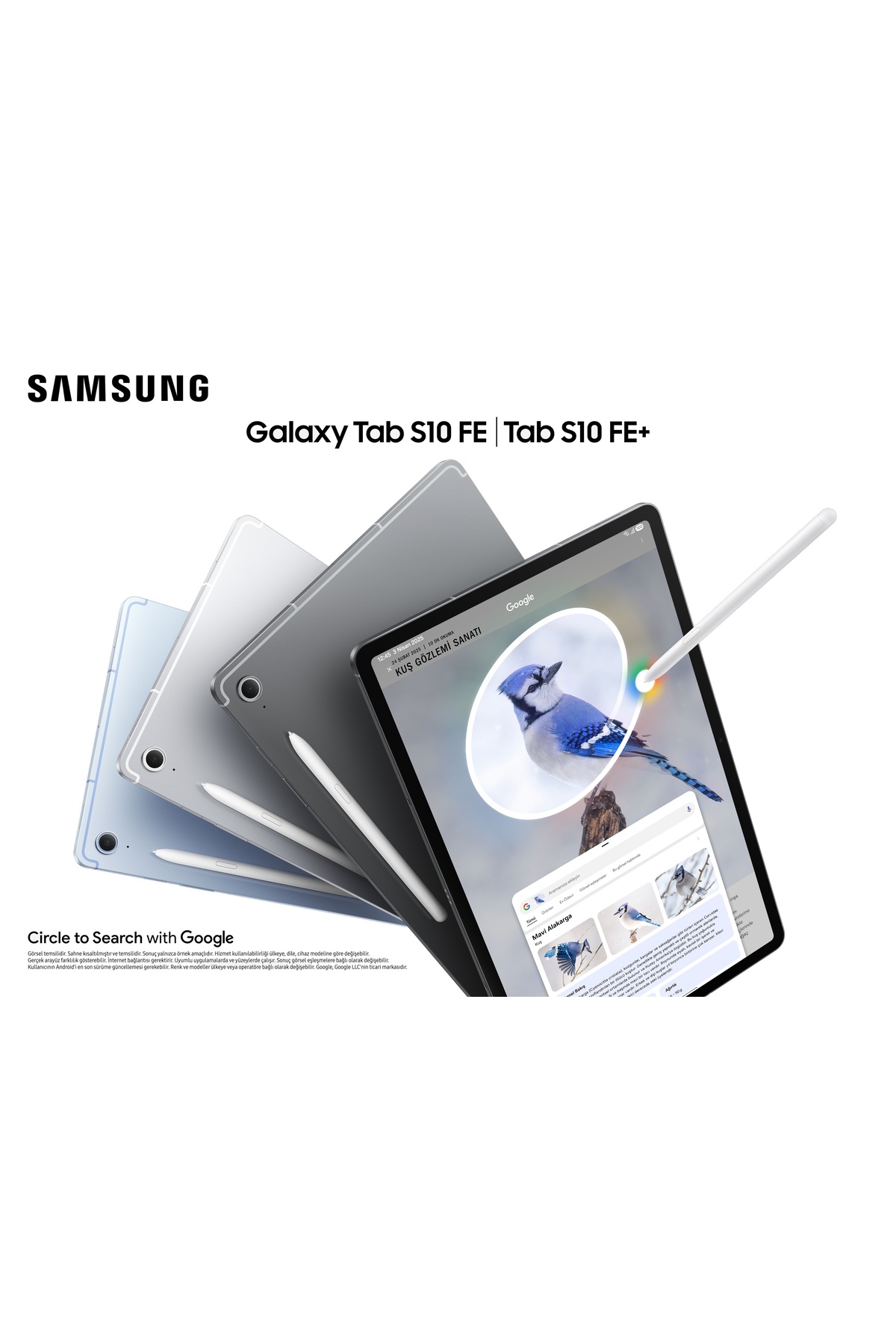 Samsung Galaxy Tab S10 FE Plus 128 GB 13.1" Gri Tablet - 2