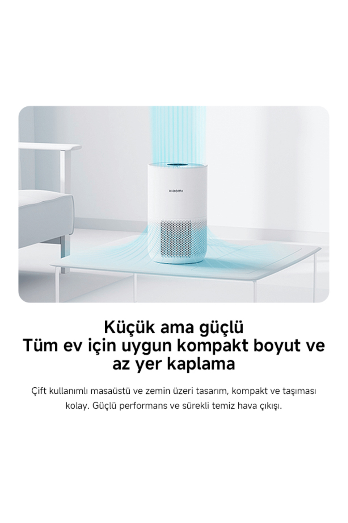 Smart Air Purifier 4 Compact Akıllı Hava Temizleyici (Xiaomi Türkiye Garantili) - 3