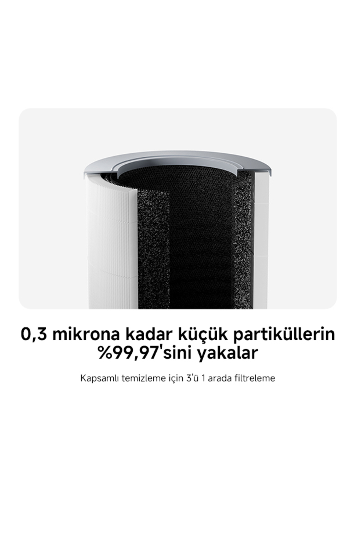 Smart Air Purifier 4 Compact Akıllı Hava Temizleyici (Xiaomi Türkiye Garantili) - 4